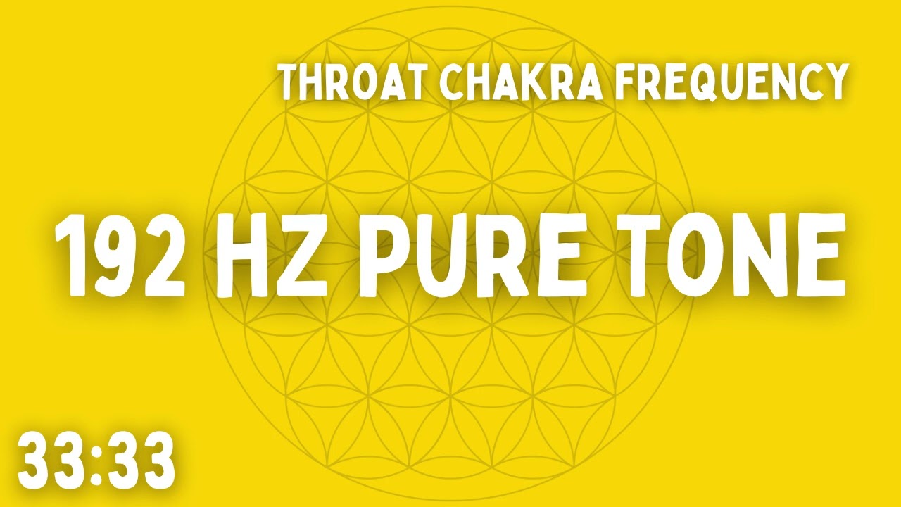 ⚡ 192 HZ PURE TONE  ⚡ THROAT CHAKRA ⚡ 33:33 ⚡ BEN SHAMAN