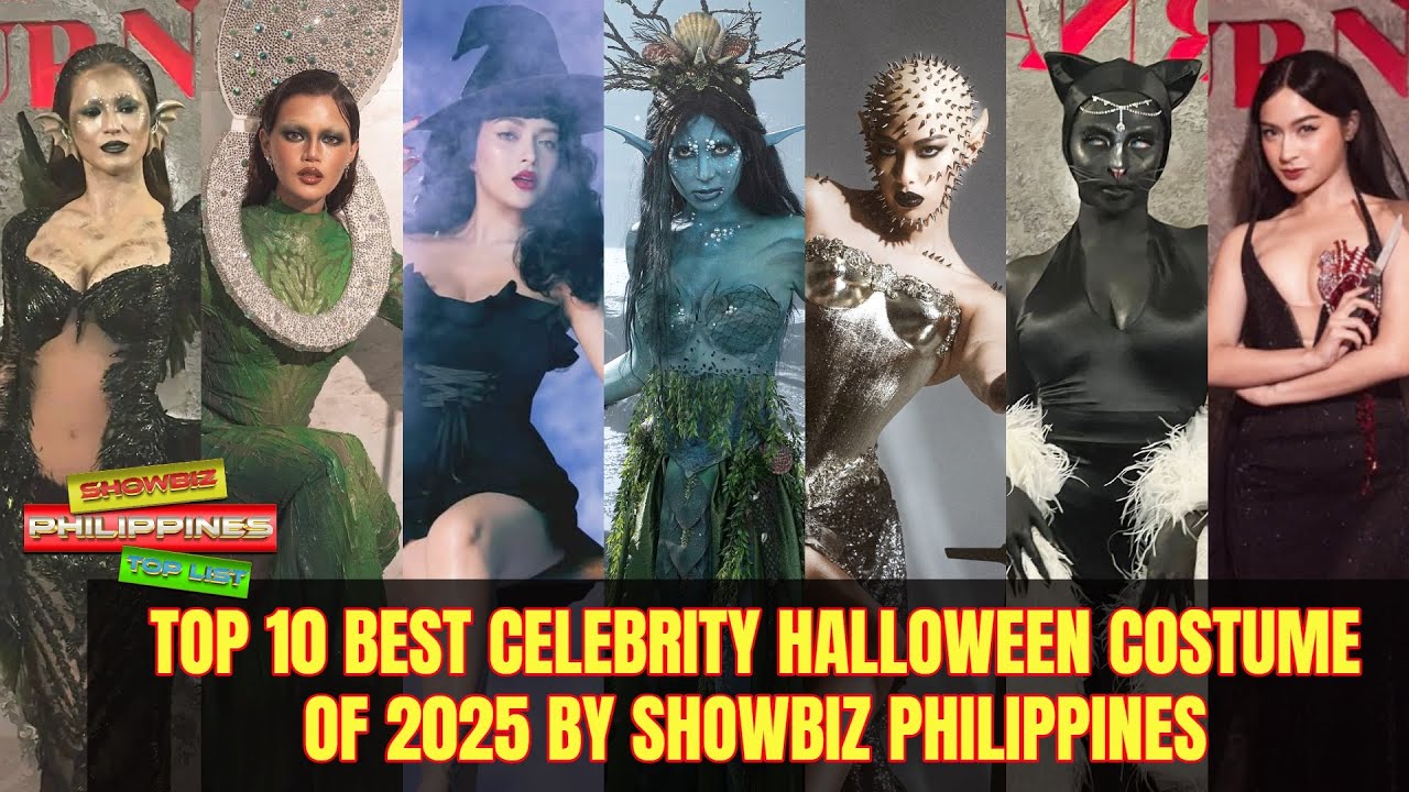 Top 10 Best Celebrity Halloween Costume of 2025 by Showbiz Philippines