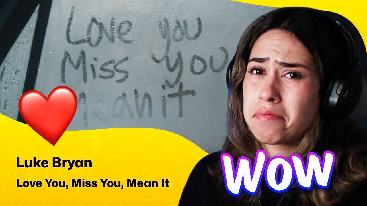 Reaction ▷  Luke Bryan - Love You, Miss You, Mean It