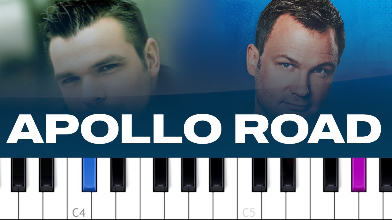 ATB, Dash Berlin - Apollo Road (piano tutorial)