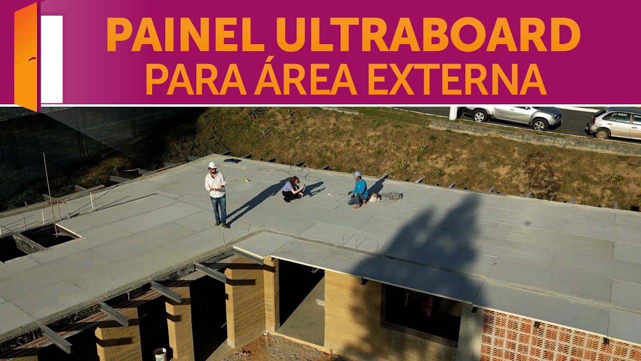 LAJE SECA com painel ULTRABOARD da Brasilit