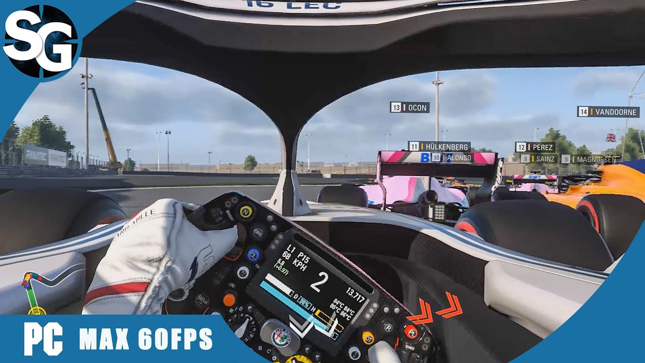 F1 2018 Game - Charles LECLERC - Bahrain Grand Prix