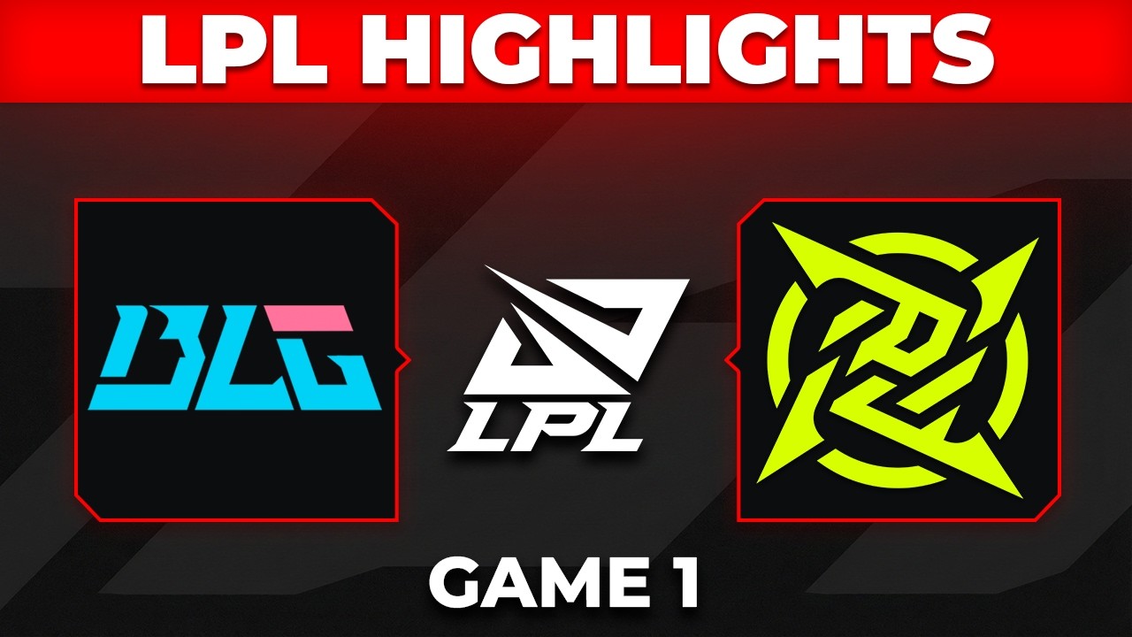 BLG vs NIP Highlights Game 1 | LPL 2026 Playoffs | Bilibili Gaming vs Ninjas in Pyjamas