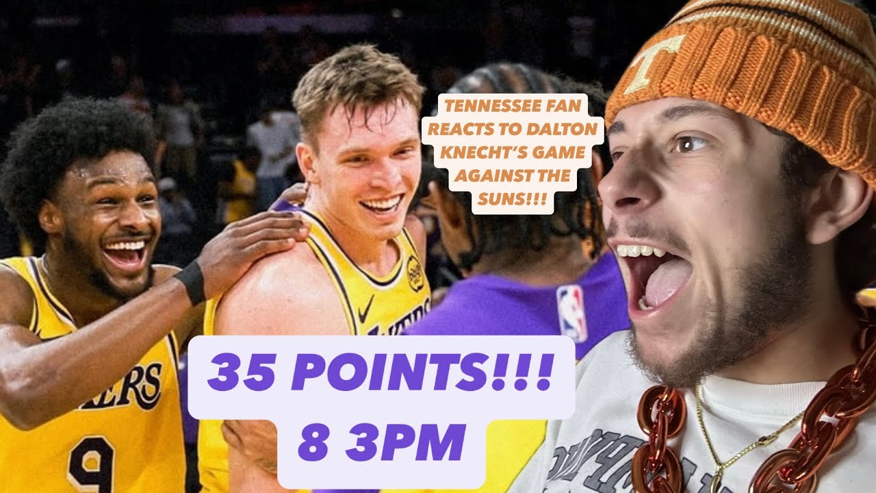 DALTON KNECHT AND ATHONY DAVIS WENT CRAZY!!| NICKY REACTS WATCHES THE LAKERS AND SUNS GAME!!