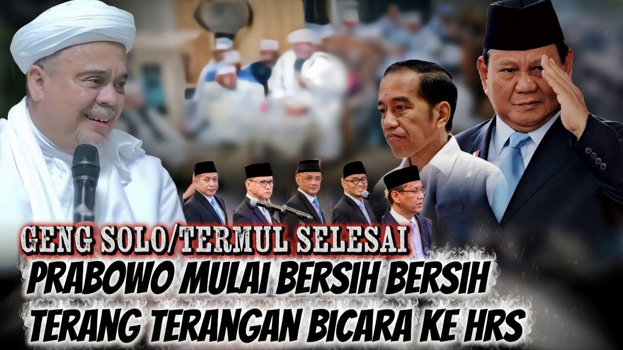 JOKOWI TAMAT, PRABOWO MULAI BERSIH BERSIH | CERAMAH HABIB RIZIEQ TERBARU