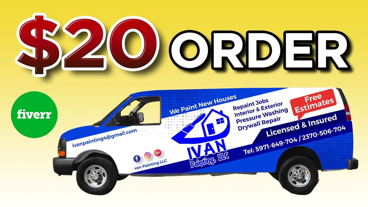 How to design vehicle wrap design in adobe illustrator 2022 | Fiverr Complete Training