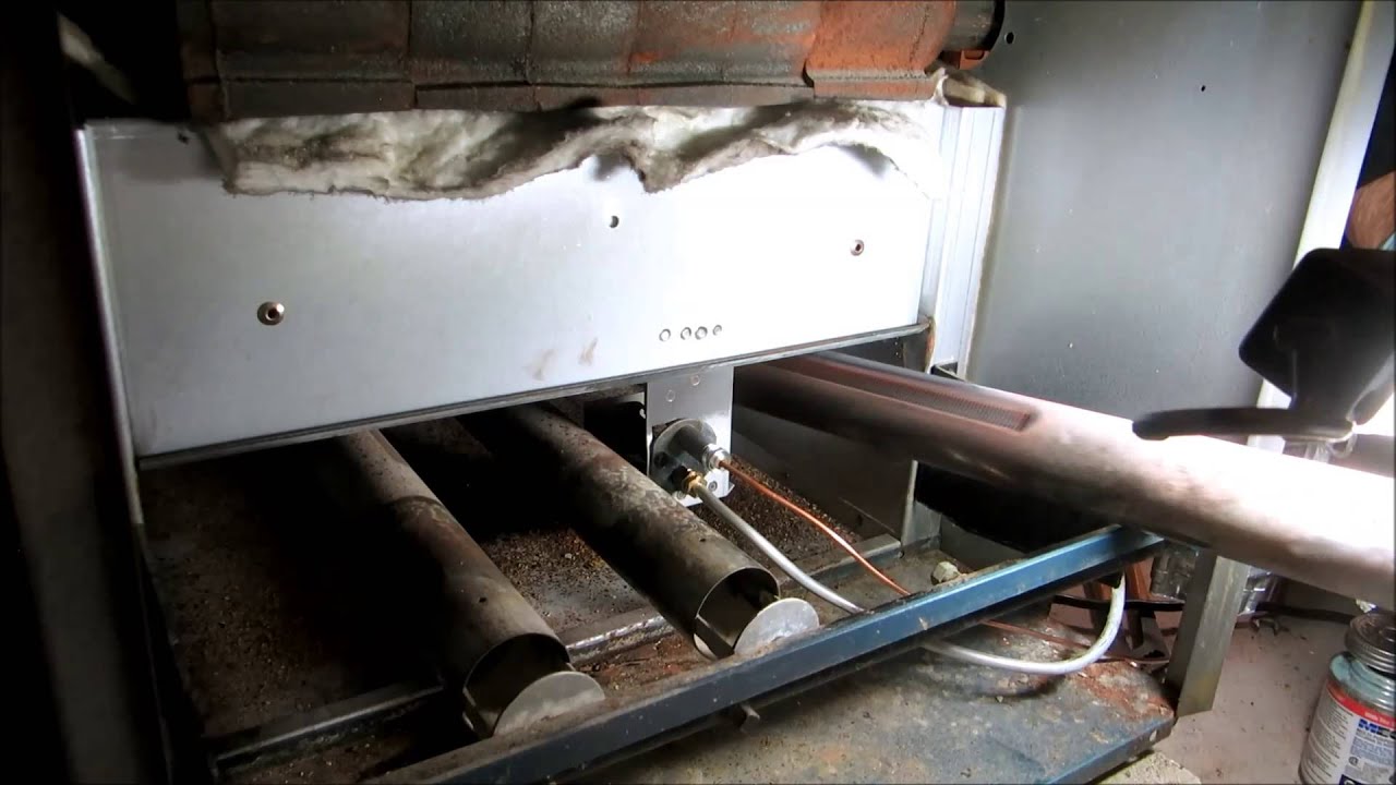 bad gas valve replaced on a utica gas boiler