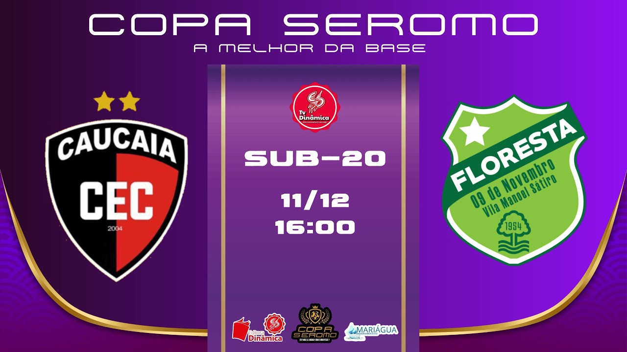 CAUCAIA X FLORESTA-  FINAL  - COPA SEROMO (SUB-20)