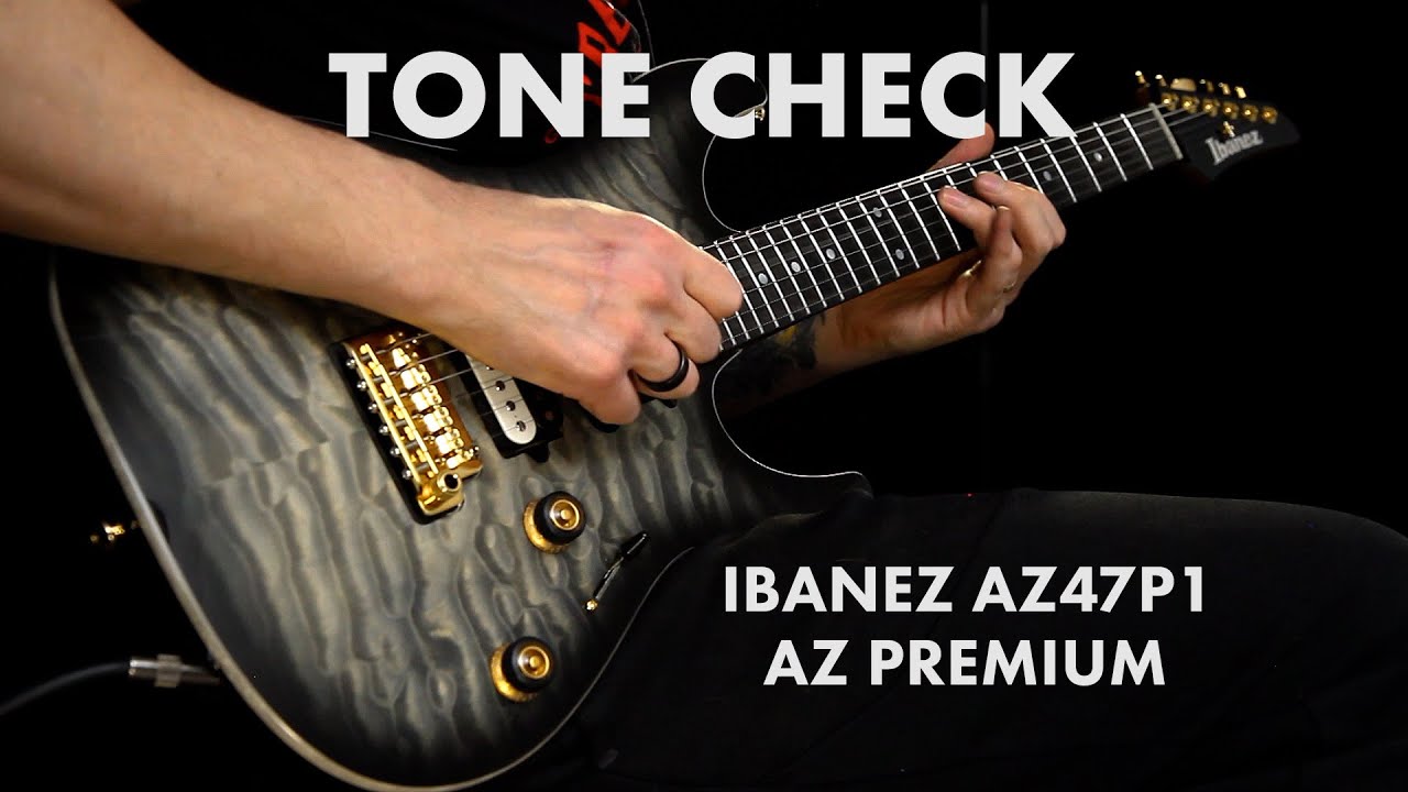 TONE CHECK: Ibanez AZ47P1QM AZ Premium Demo | Cream City Music