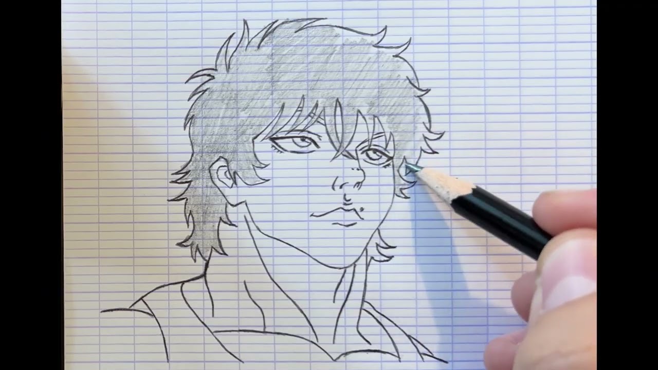 Dessiner Baki Hanma étape par étapes 