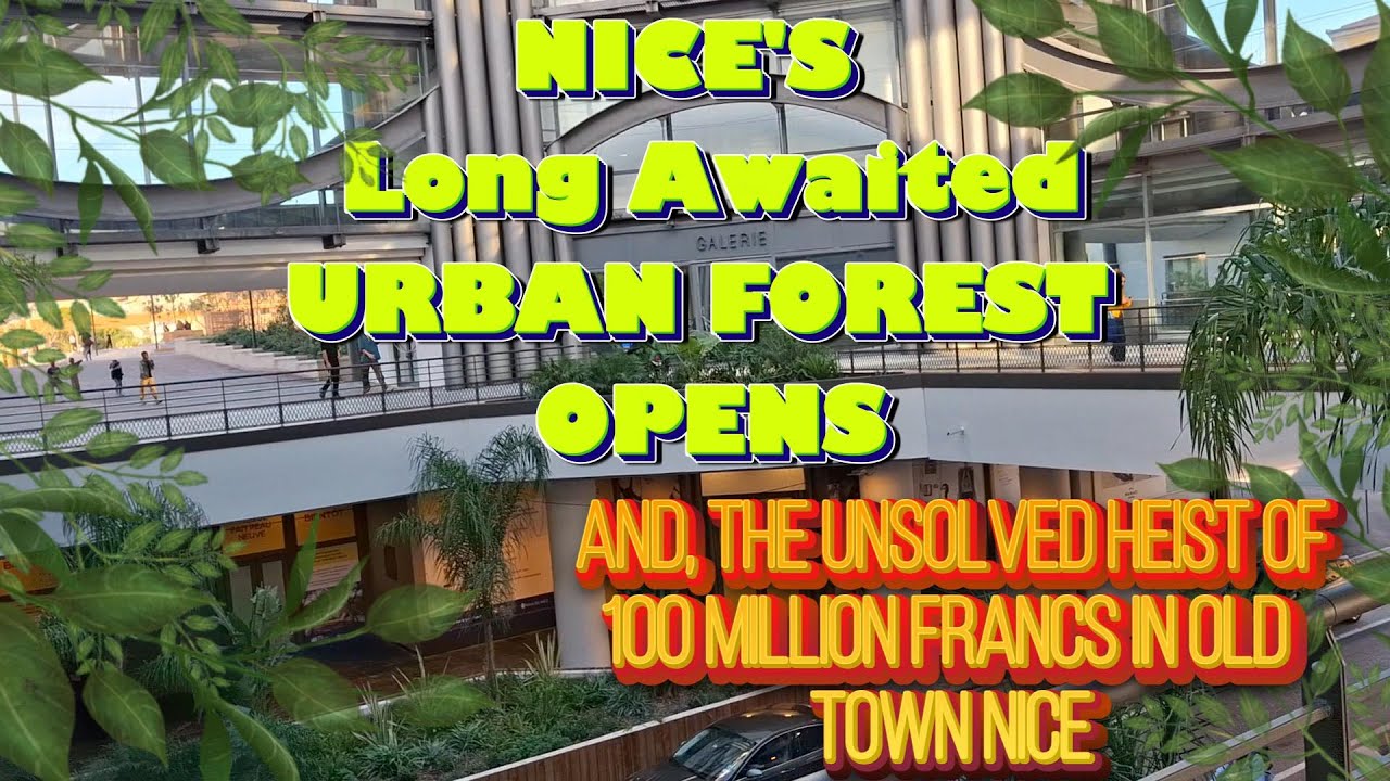LIVING IN NICE FRANCE,  IS JUST A WALK IN THE PARK: NICE'S URBAN FOREST,  LE PROMENADE DU PAILLONS-