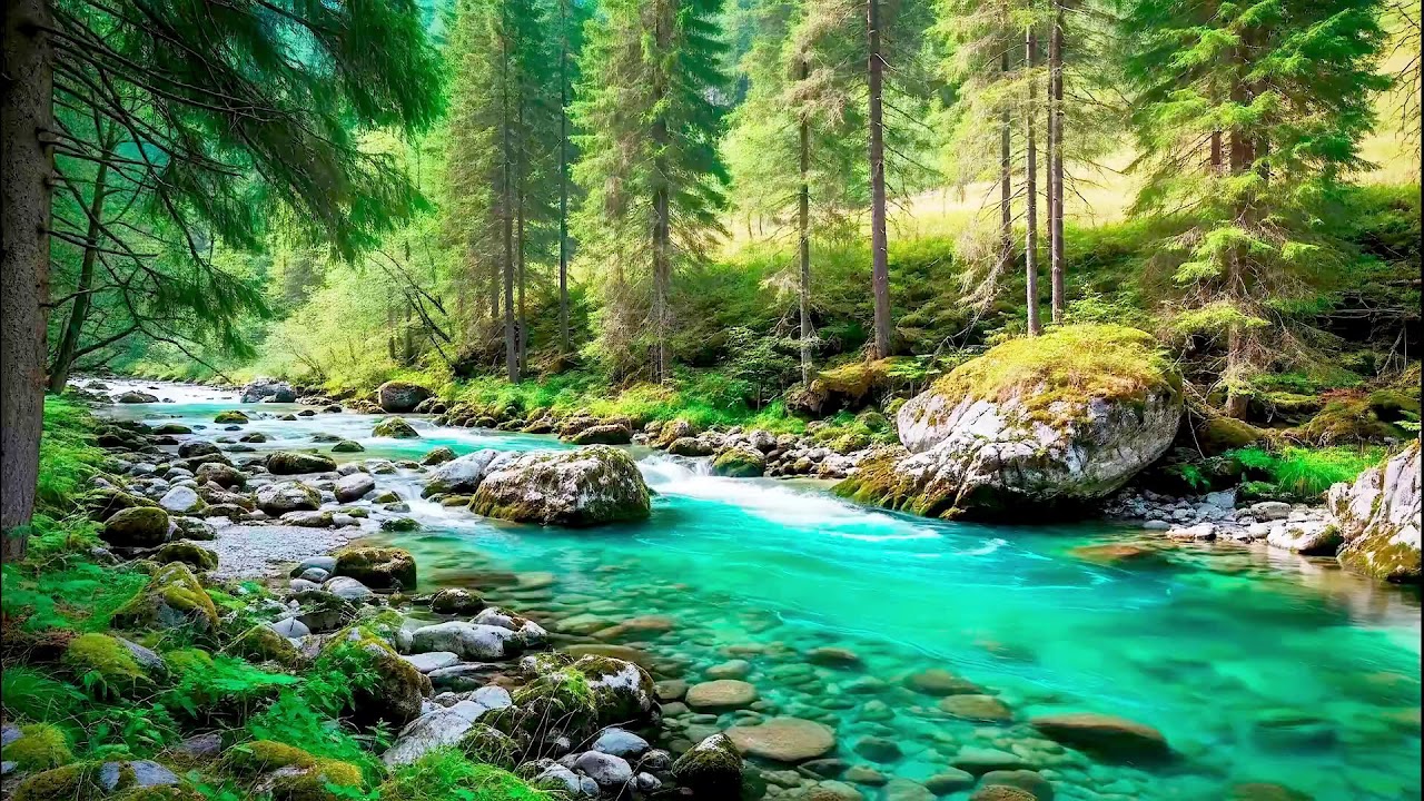 River Sound for Deep Sleep Flow White Noise with Gentle Stream Sound for Relaxation