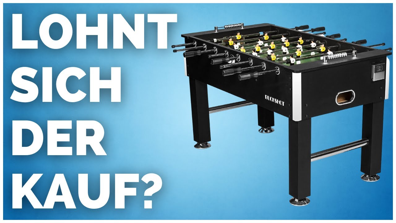 Buckshot Kickertisch ► Tischkicker im Test ► [KURZ & KOMPAKT] zusammengefasst