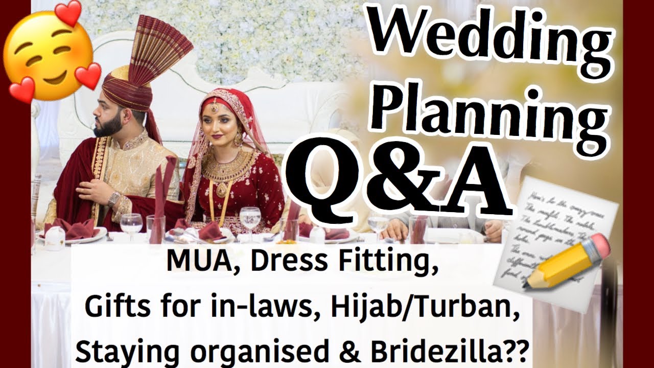 WEDDING PLANNING Q&A | MUA, STAYING ORGANISED, BEING A BRIDEZILLA?