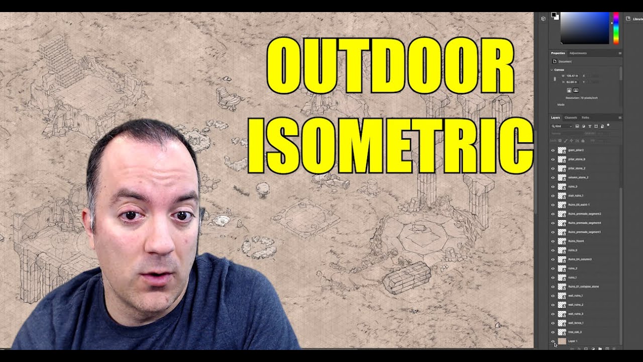 Making Outdoor Isometric Battle Maps