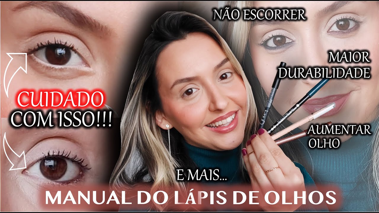 LAPIS DE OLHOS - NÃO ESCORRER, COMO USAR, COMO ESFUMAR, COMO DURAR POR MAIS TEMPO E MUITO MAIS