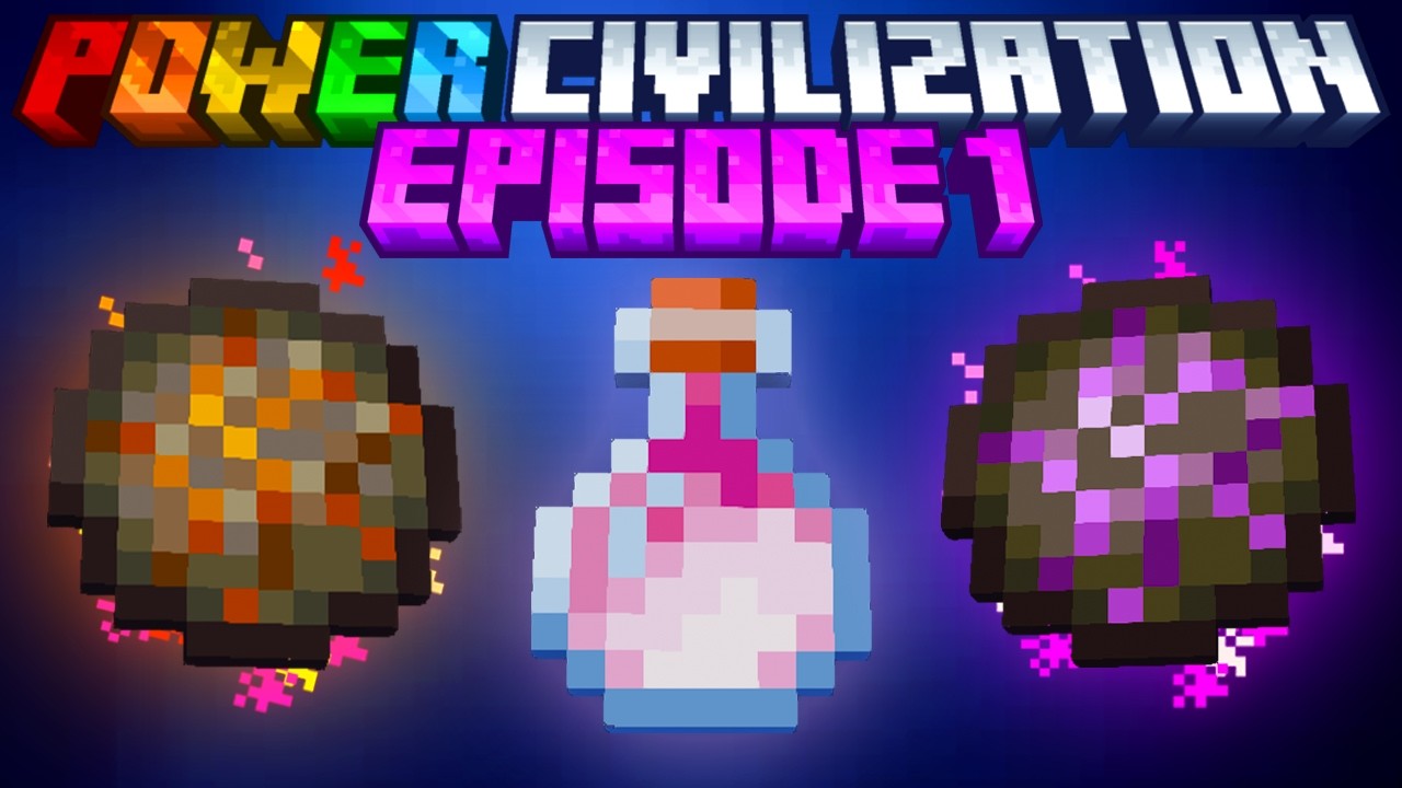 Minecraft, но я присоединяюсь к POWER CIVILIZATION