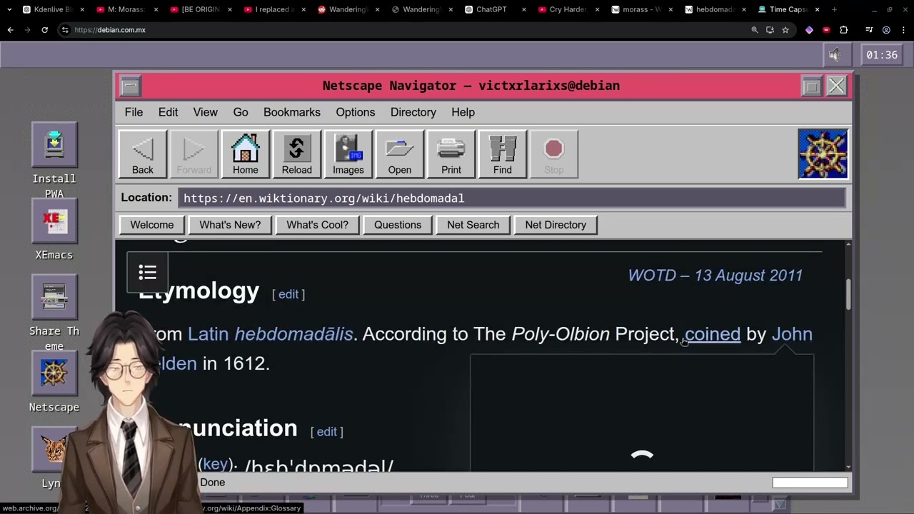 H: Hebodomadal | Language: English | Presentation: Retro Desktop Environment Emulation | MorMurdoch