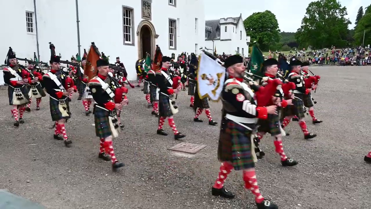 The Atholl Highlanders Parade 2025 - March Past