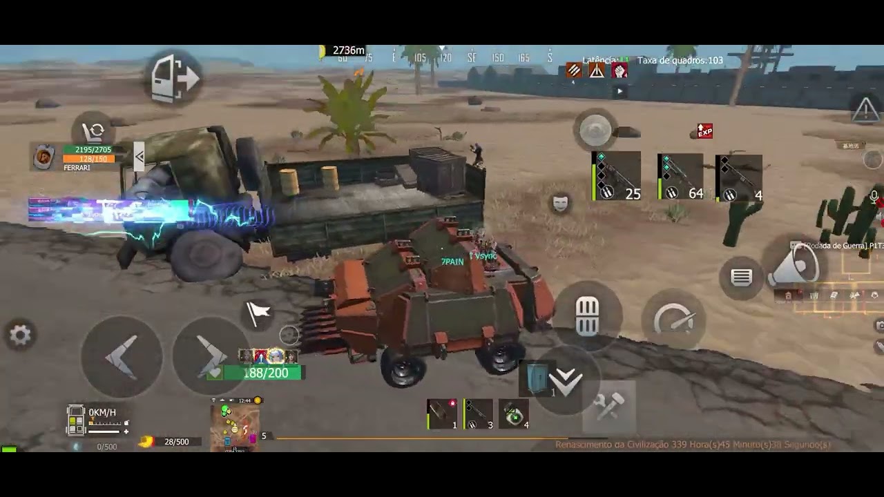 FOI PVP DO INICIO AO FIM (parte 2 ) CIV /BRA . LAST ISLAND OF SURVIVAL