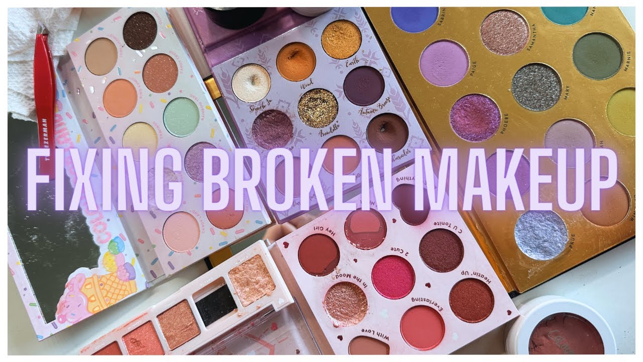 Repressing Eyeshadows | Fixing My Makeup