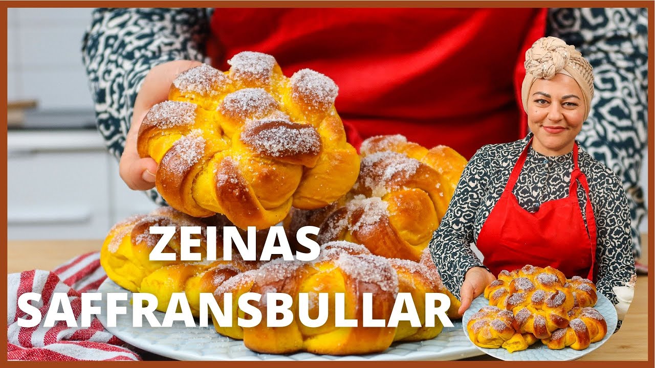 Saffransbullar och vaniljkräm med Zeina Mourtada