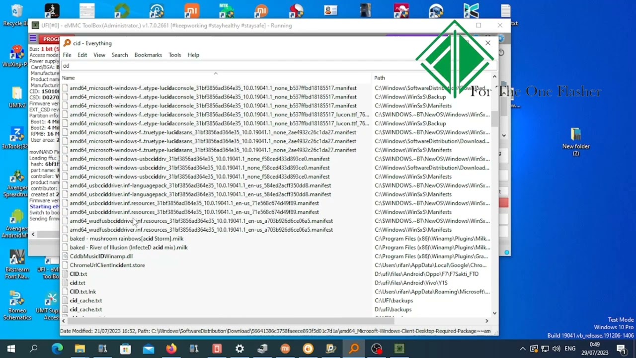 Proseder ganti Emmc... spek emmc dan CID