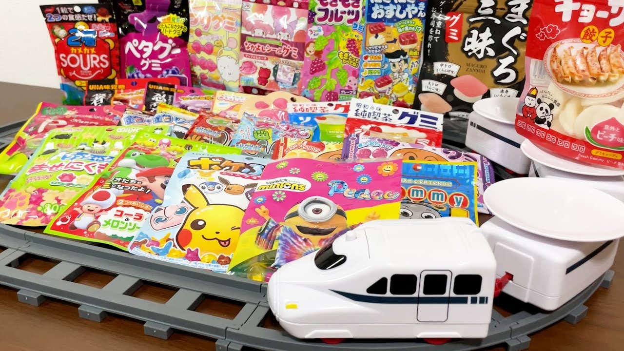 日本の「面白いグミ」はお土産におすすめ！寿司、ポケモン、マリオ Japanese funny gummies are recommended as souvenirs! Sushi, Pokemon