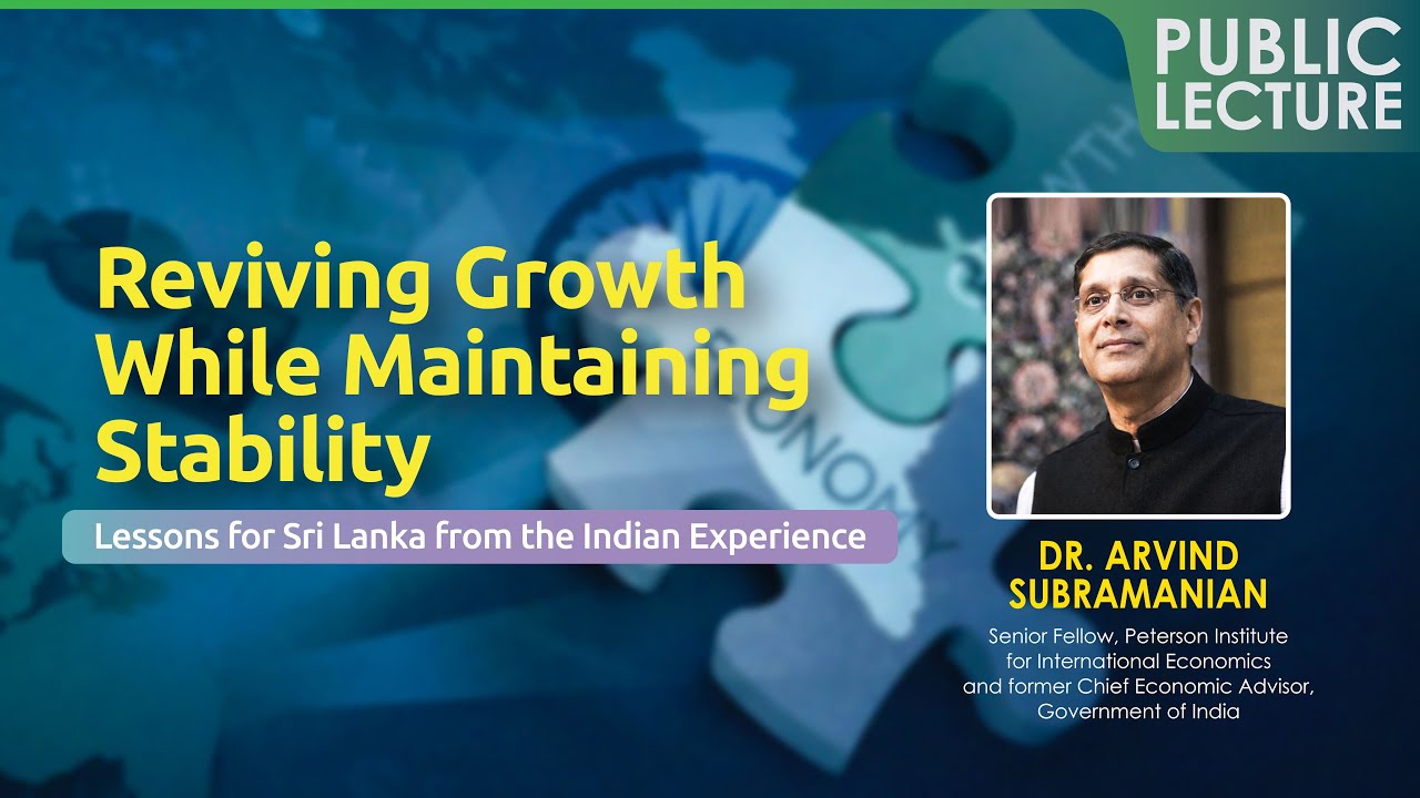Public Lecture on “Reviving Growth While Maintaining Stability”