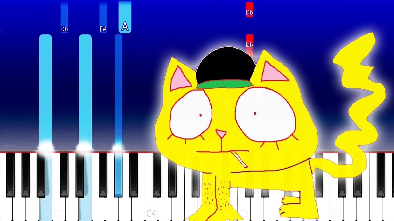 Nope your too late i already died - wifi skeleton (Piano Tutorial)