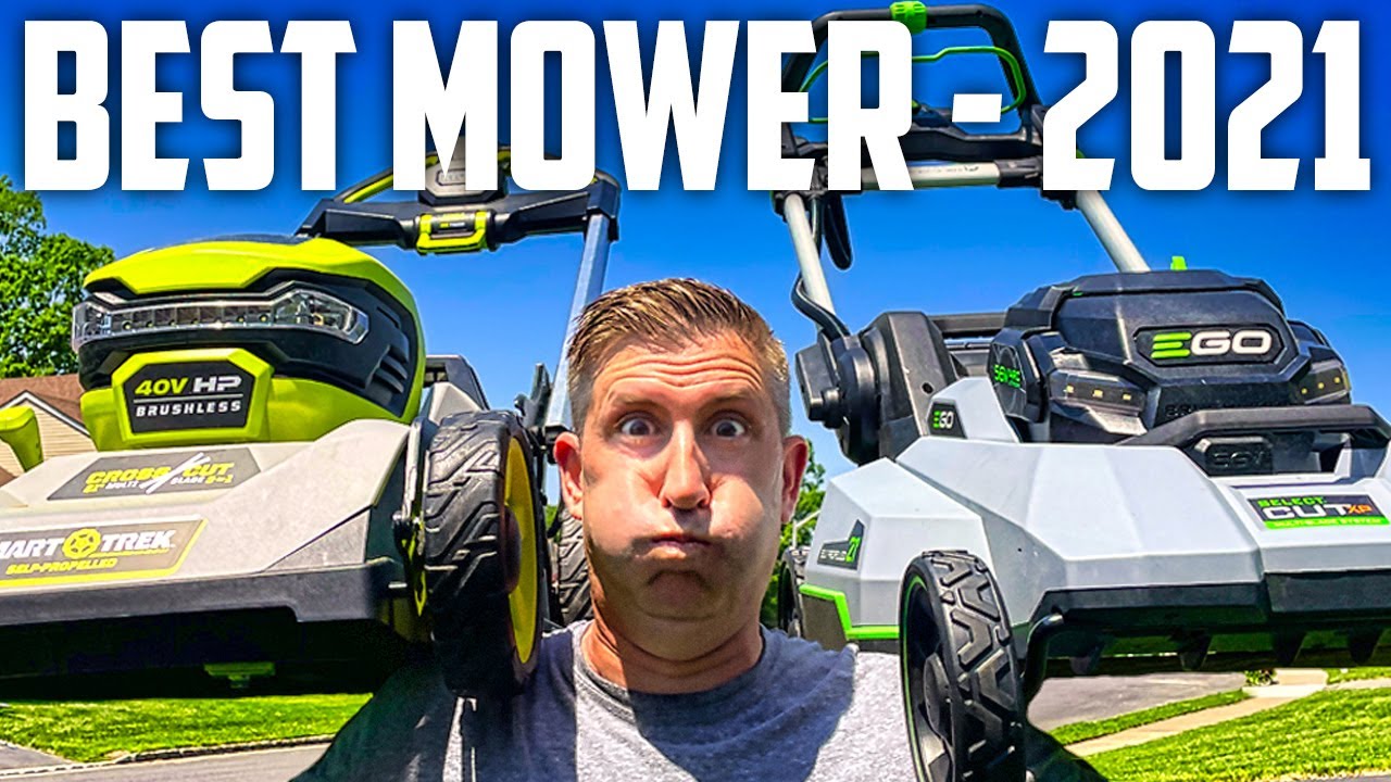 [EGO vs RYOBI] BEST DUAL BLADE BATTERY LAWN MOWER - Review 2021