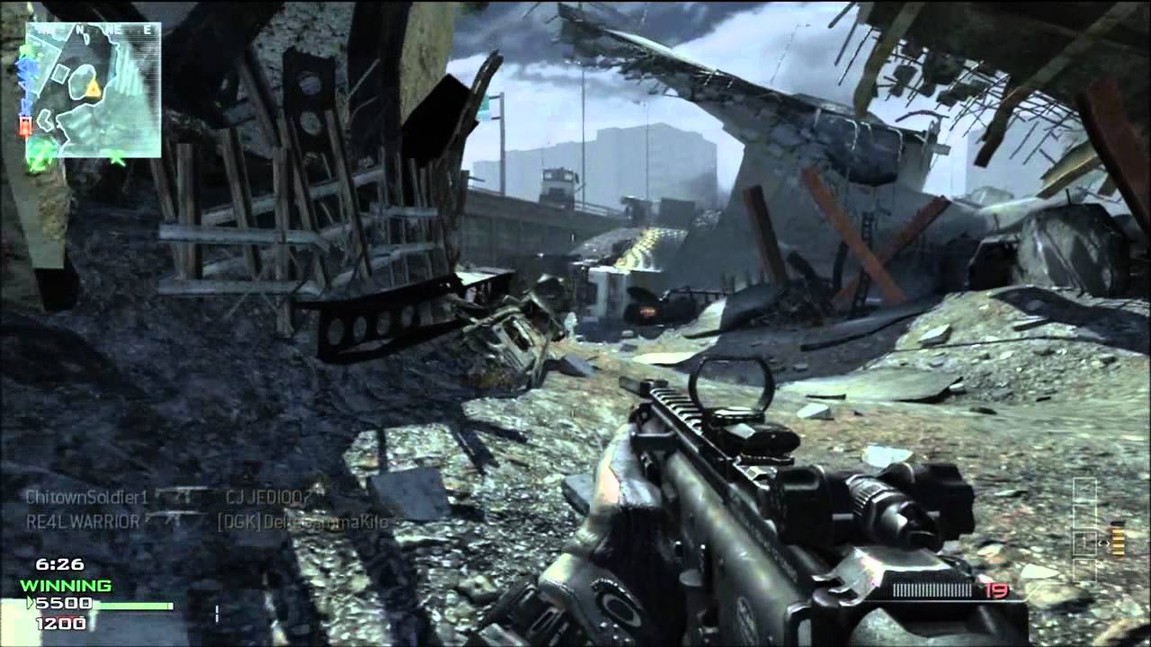 MW3 TDM 29-0 with M4 on Interchange