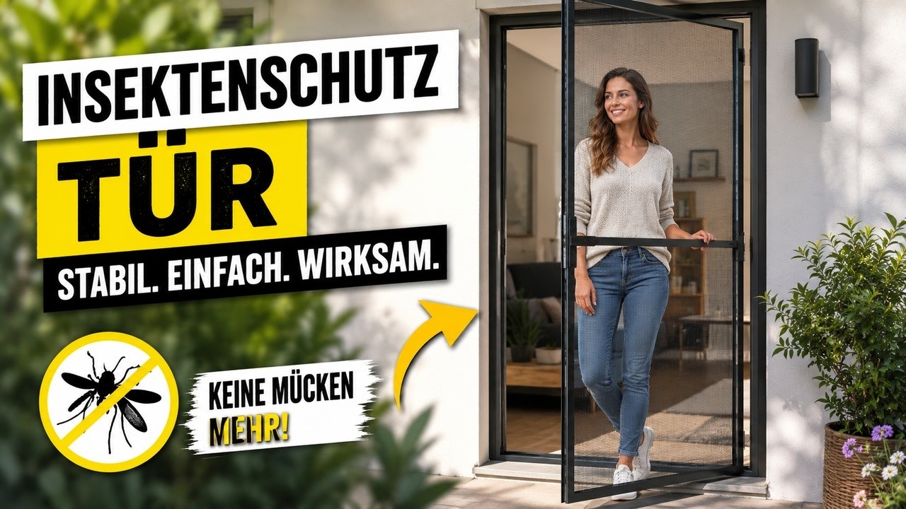 Alu-Insektenschutz-Fenster ohne Bohren: So einfach geht&acute;s ! | TUTORIAL | PREMIUM SLIM PLUS MATRASA