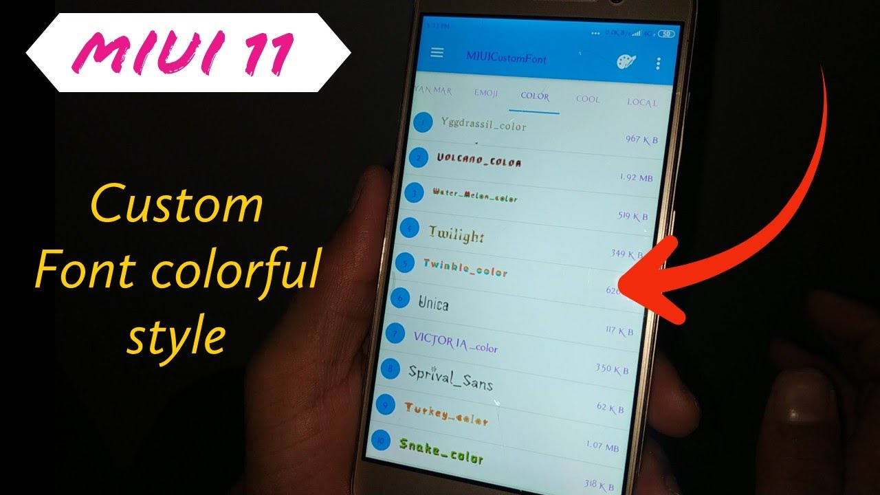 Miui 12&11 Custom Font Apply Any Xiaomi Phones