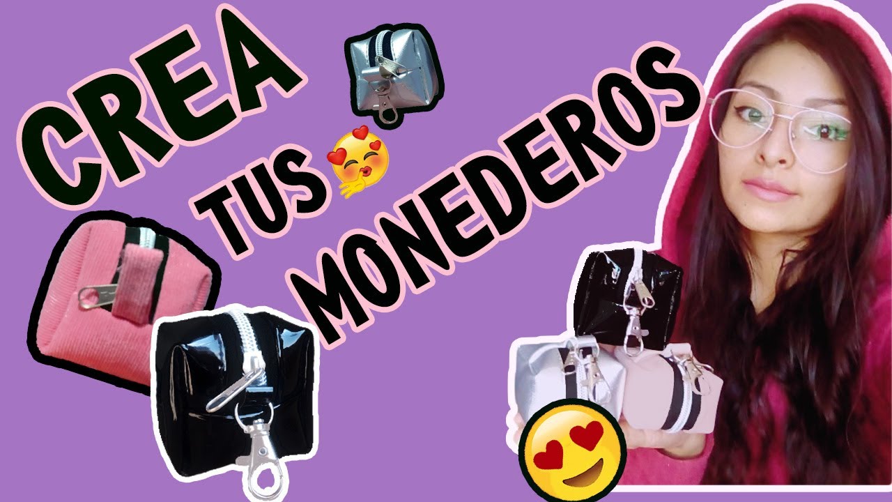 COMO HACER MONEDEROS👍 PARA VENDER  DE TELA, CUERINA  CREA #ACCESORIOS PARA #CARTERAS #MOCHILAS.