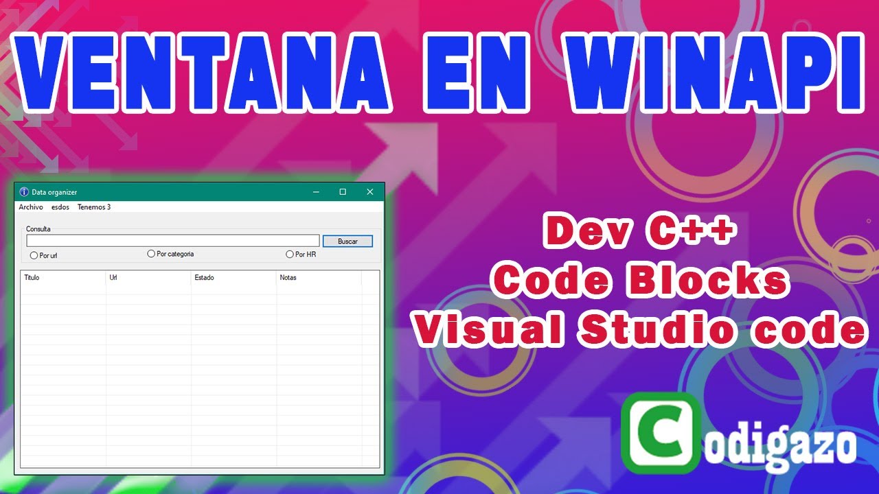 Crear ventana en C++ con Winapi (Para Code Blocks, Dev C++ y VSC)