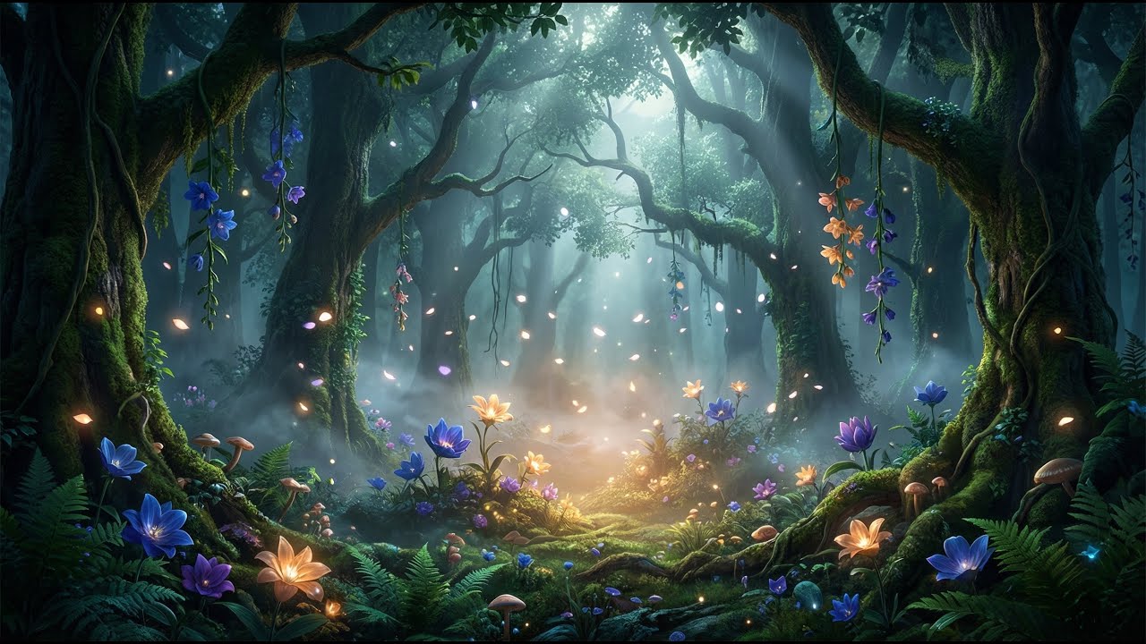 Ethereal Blooming Forest | Healing Fantasy Ambient Music (1-2 Hours)