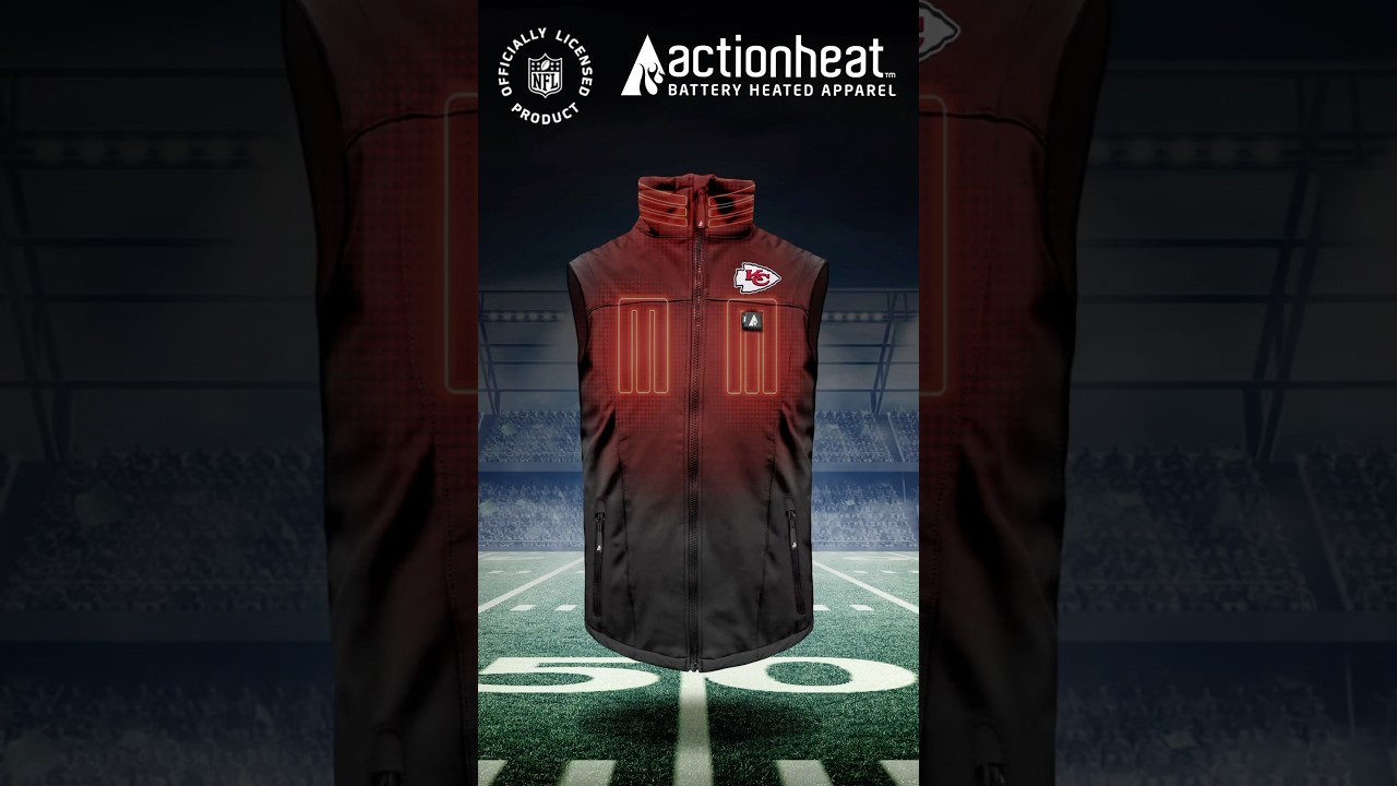 Heat up Gameday in our Heated Vests! 🏈 🔥 #heatedvests #gameday #actionheat