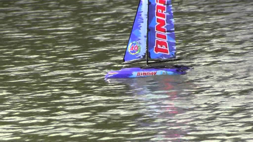 Joysway RC Binary mini catamaran sailboat