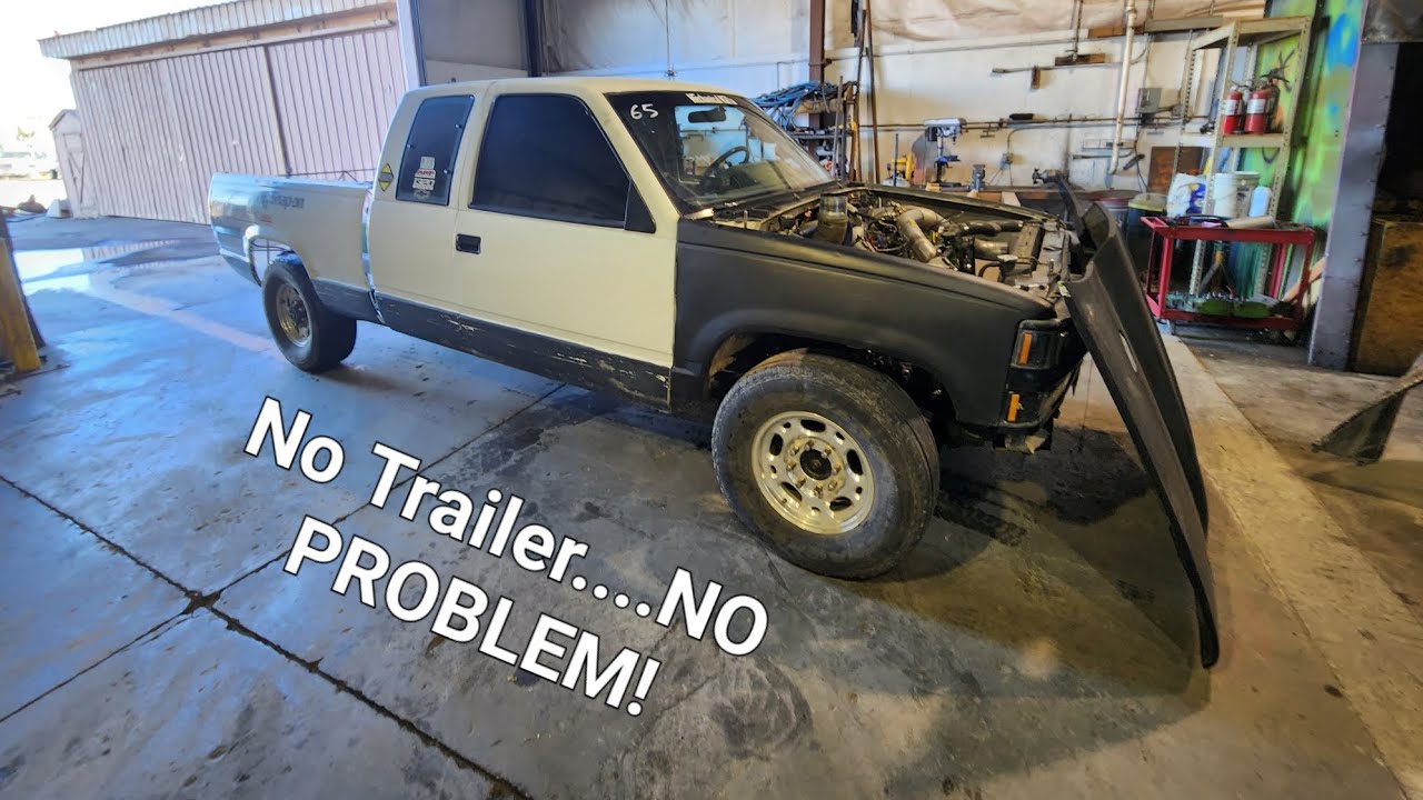 Drive To The Track, Race All Night, DRIVE HOME! Last Race Of The Year For The 6.5 Diesel Racetruck!