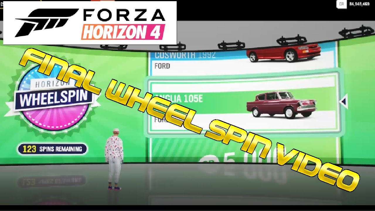 Forza Horizon 4 | shiftclub gamings final wheel spin video