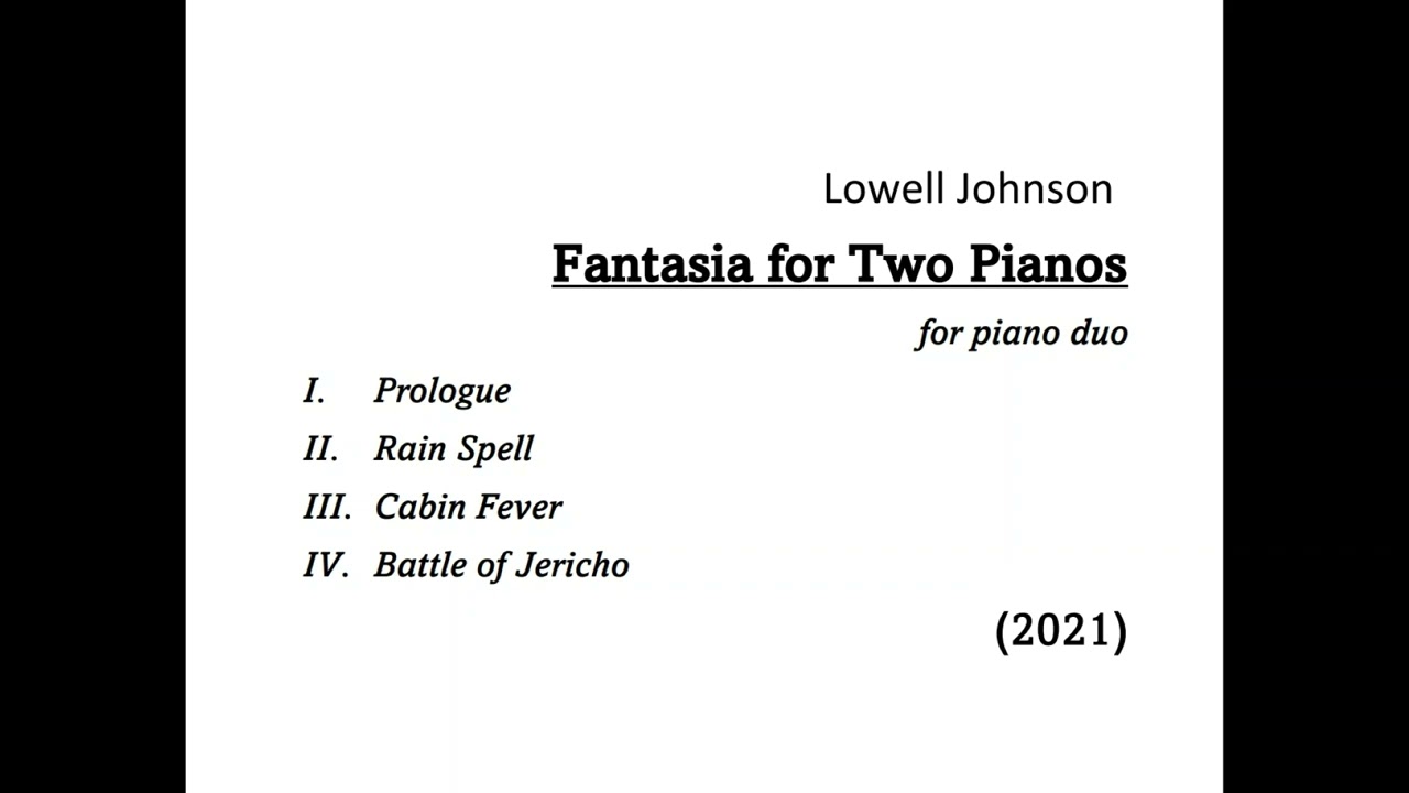 Fantasia for 2 Pianos