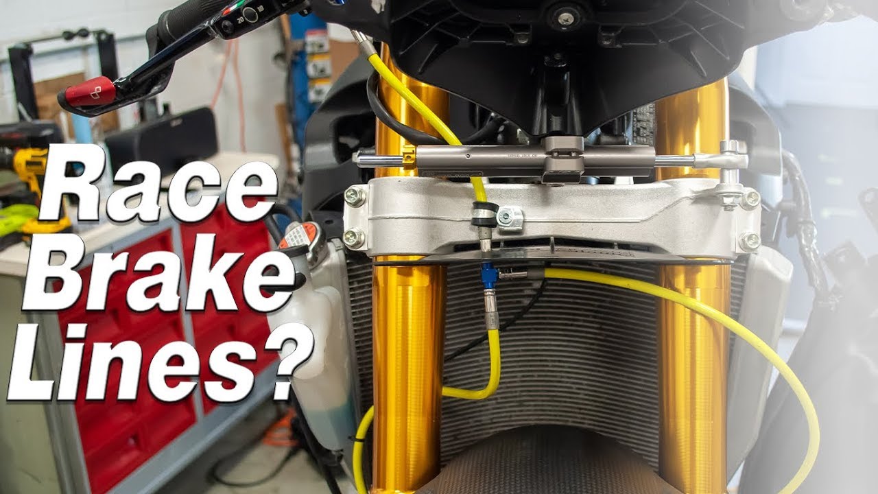 Installing Non-ABS Brake Lines on the 17-19 Suzuki GSX-R1000 R | Sportbike Track Gear