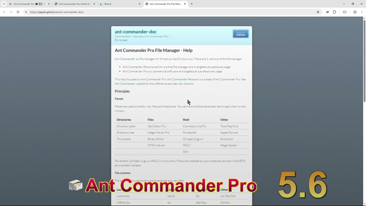 What's New in File Manager Ant Commander Pro 5.5 5.6 6.0 