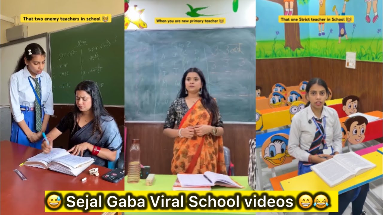 Sejal Gaba Viral School videos 😁😂 l #trending 