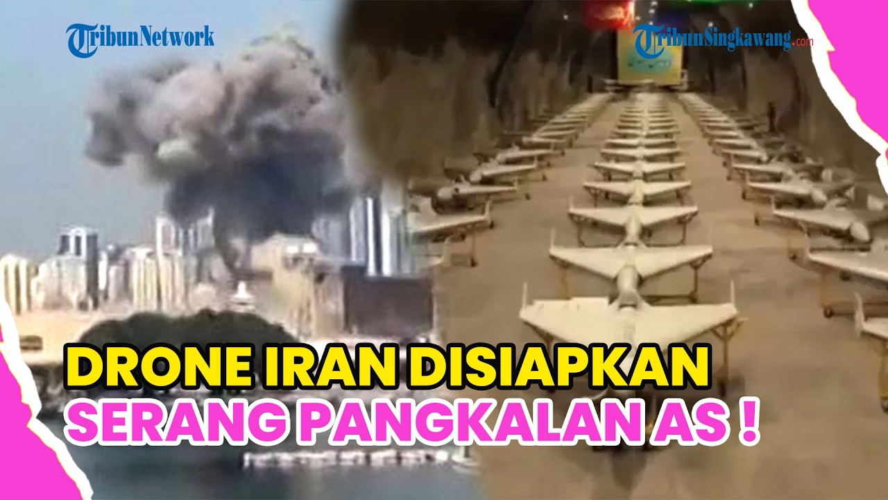 IRAN PAMER LUSINAN DRONE TEMPUR DI BUNKER BAWAH TANAH, SIAP GEMPUR PANGKALAN AS !