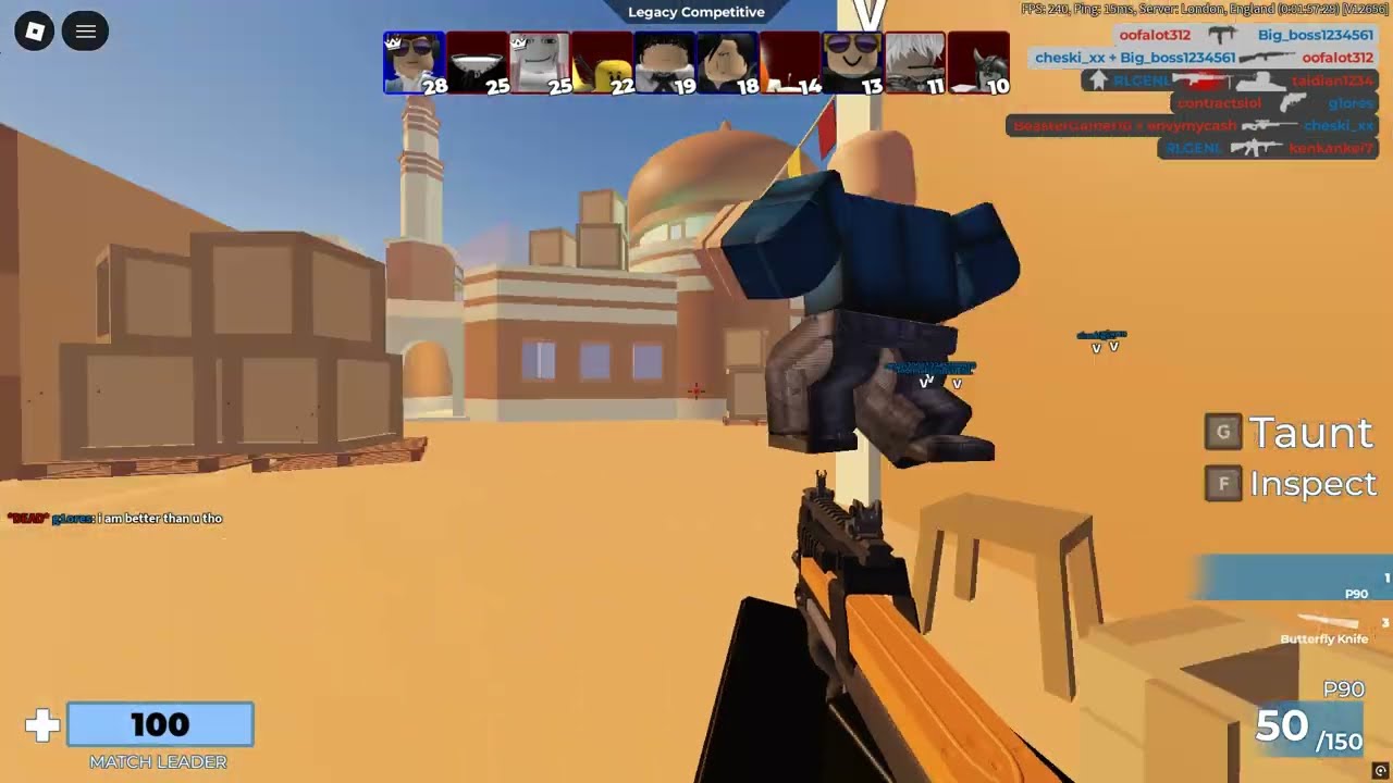 what extremely washed (almost) lvl 500 aim looks like in roblox arsenal