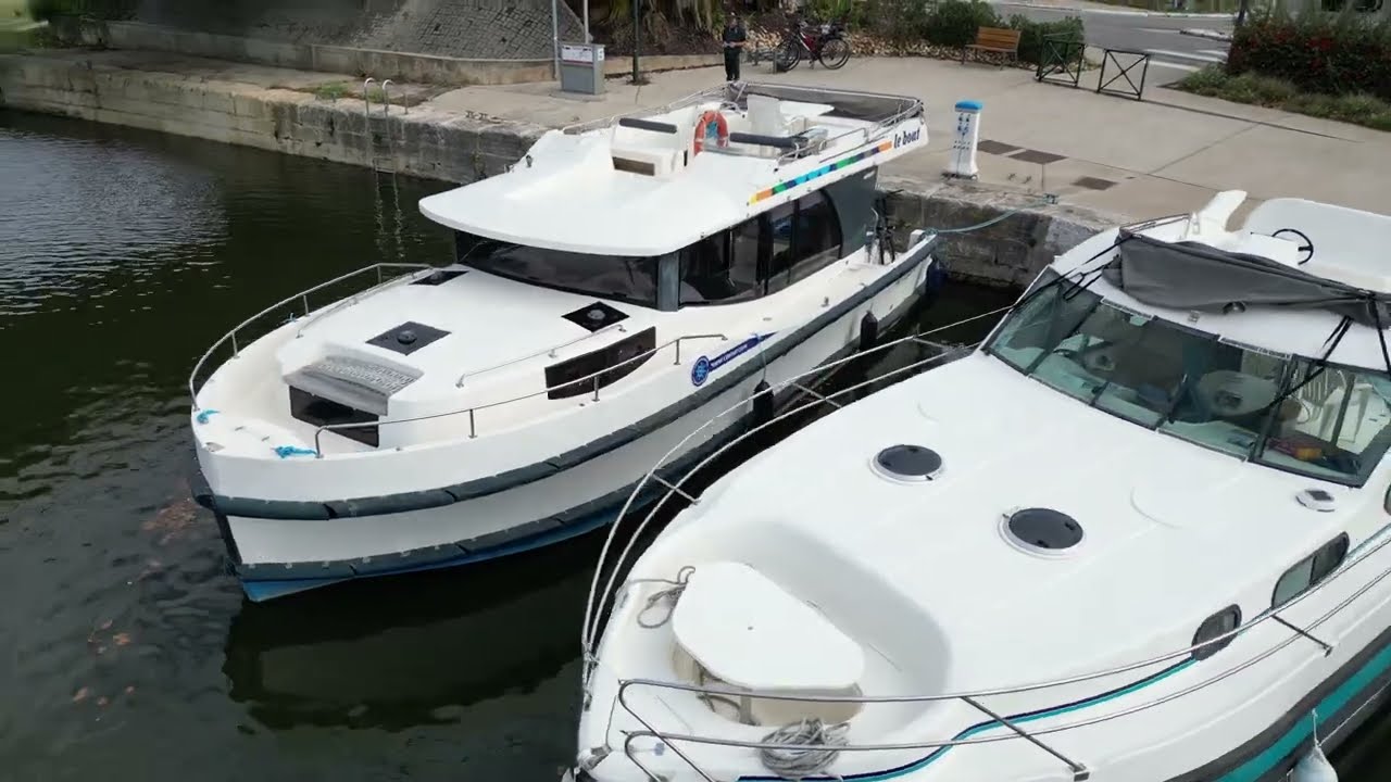 4K - Horizon 1 Le Boat - Canal du Rhône à Sète - Camargue 2023