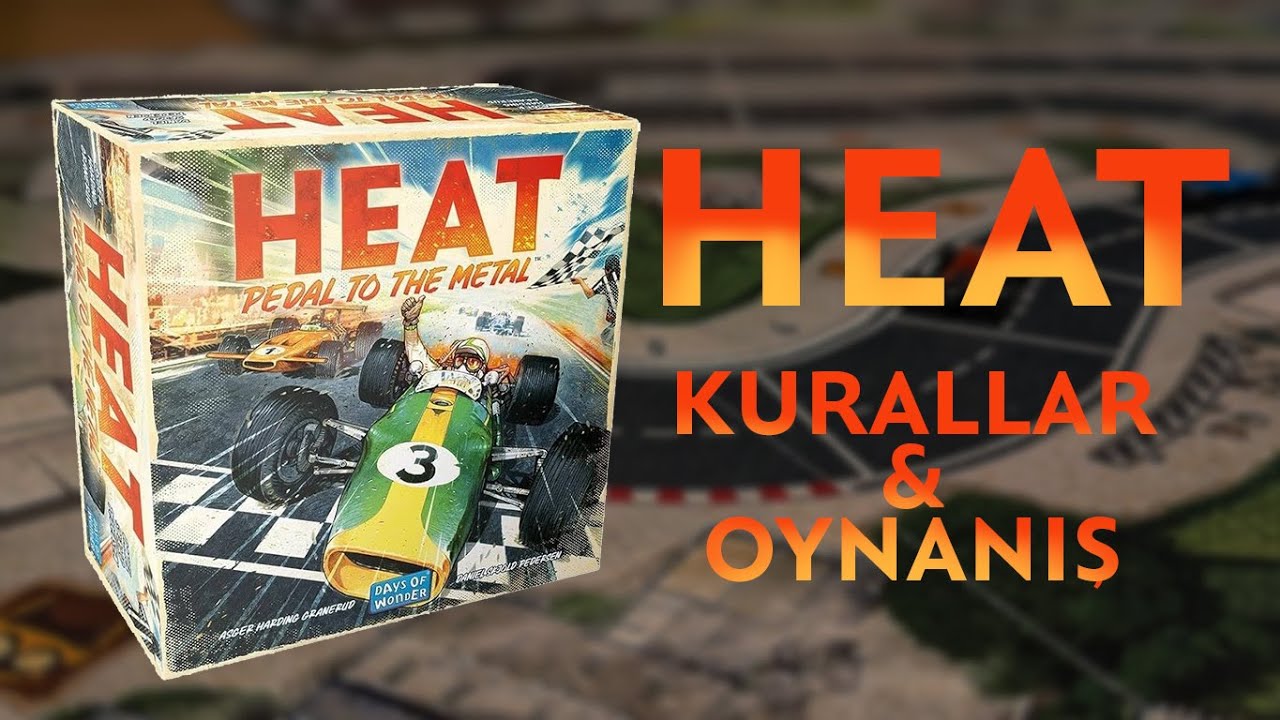 FERRARI REDBULL KAPIŞMASI - HEAT BOARD GAME KUTU OYUNU