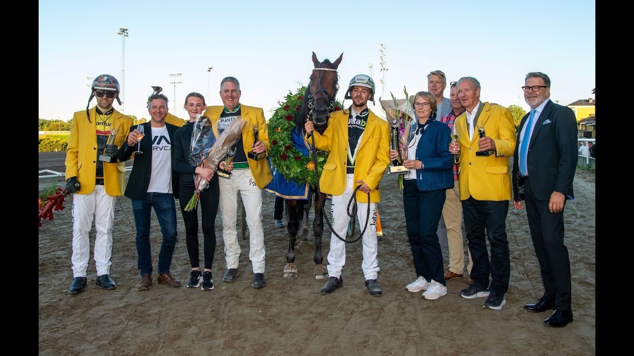 Jörgen Westholm-tränade Dream Mine & Mats Djuse vinner Svenskt Travderby (4 000 000 kr) på Jägersro.